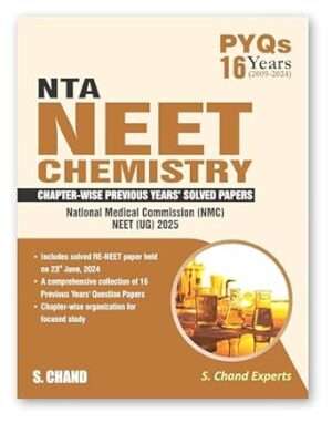 PYQs 16 Years (2009-2024) NTA NEET Chemistry: As per the New Syllabus 2025