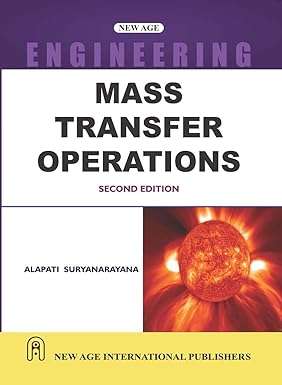 Mass Transfer Operations : Suryanarayana, A