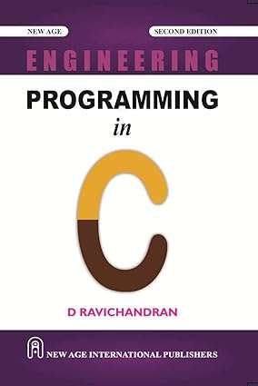 Programming in C : Ravichandran, D.