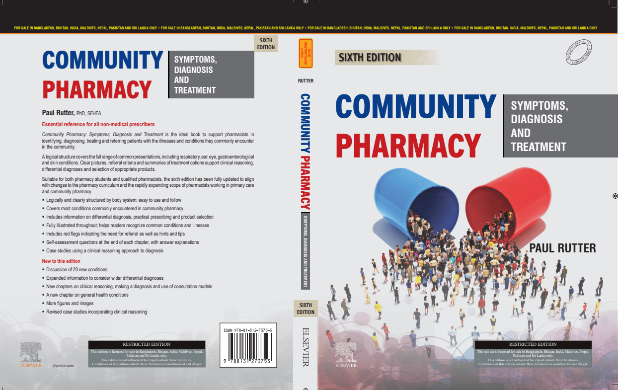 Community Pharmacy: Symptoms,Diagnosis and Treatment,6e : Paul Rutter